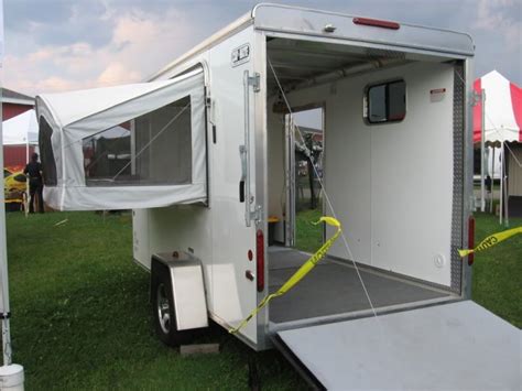 3 Awesome 6x12 Enclosed Trailer Camper Conversion Images Cargo