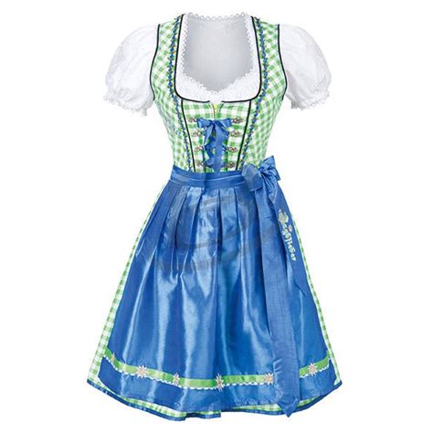 adult dirndl dress pattern sizes xs xxl dirndl dress and apron oktoberfest costume pattern