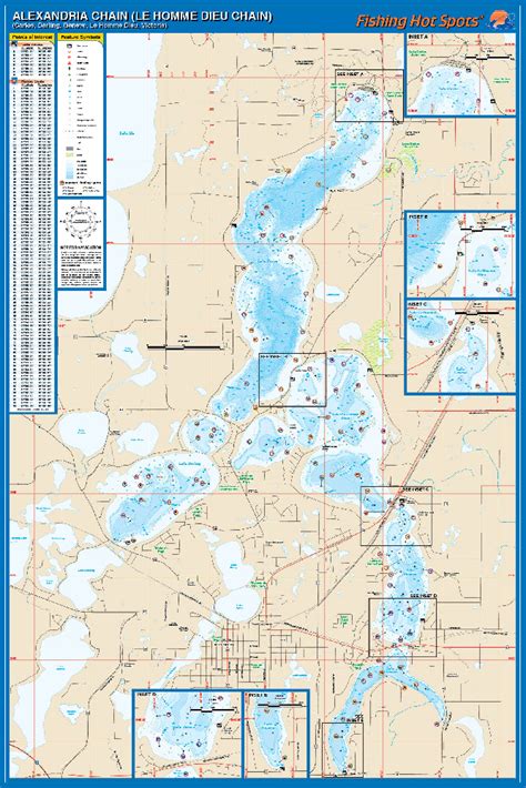 Alexandria Chain Fishing Map