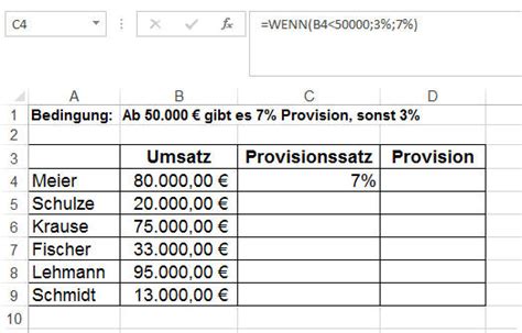 Die funktion ermöglicht den logischen vergleich zwischen einem wert und einem erwarteten wert. KurtzKurse - Excel - die einfache WENN Funktion