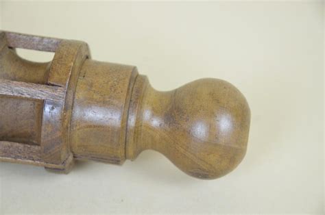 1900s Italian Vintage Wooden Ravioli Rolling Pin For Sale
