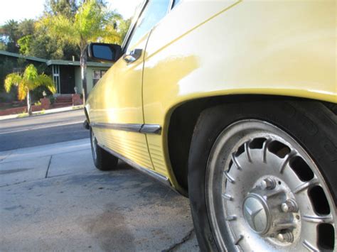 De club is in 1998. 1978 Mercedes Benz 450SL Yellow R107 Hardtop Convertible ...