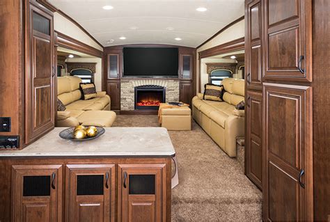 5th Wheel Travel Trailers Front Living Room