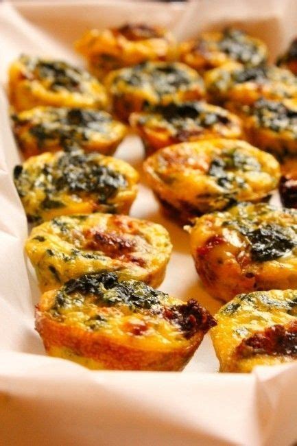 Make Mini Frittatas With Spinach And Sun Dried Tomatoes For A Healthy