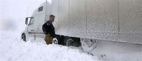 Buffalo Snow Pocalypse Stuck In A Truck Canadian