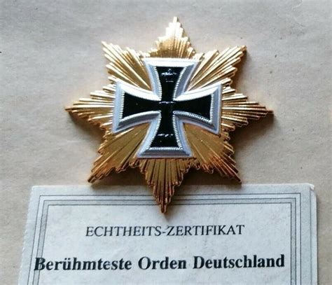 Hindenburgstern Eisernes Kreuz Ek Großkreuz Bruststern Miniatur In