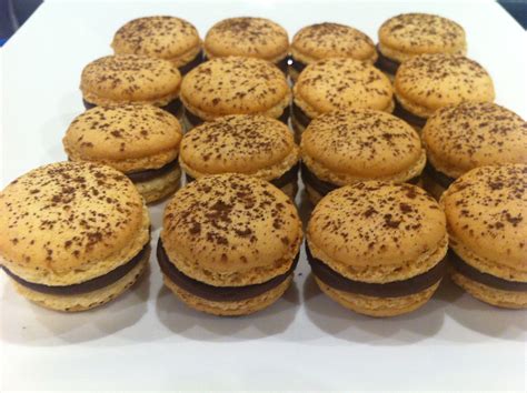 Chocolate Hazelnut Macarons I Dusted The Shells With Coco Before