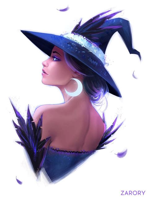On Deviantart Fantasy Witch Animated