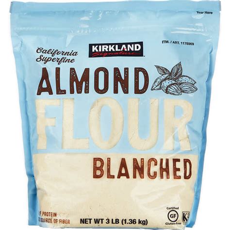 Kirkland California Superfine Almond Flour Blanched 48 Oz Whole And