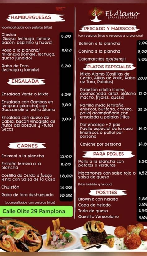 El Álamo Viaje A La Diversa Sudamérica Pamplona Gastronómica