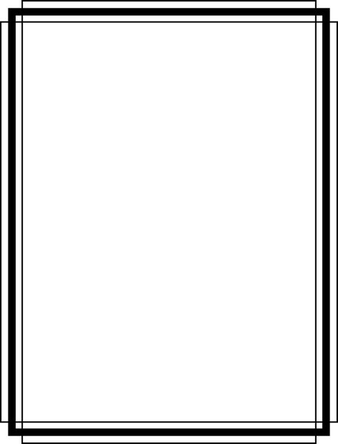 Border 6 By Arvin61r58 Simple Black And White Border On Openclipart