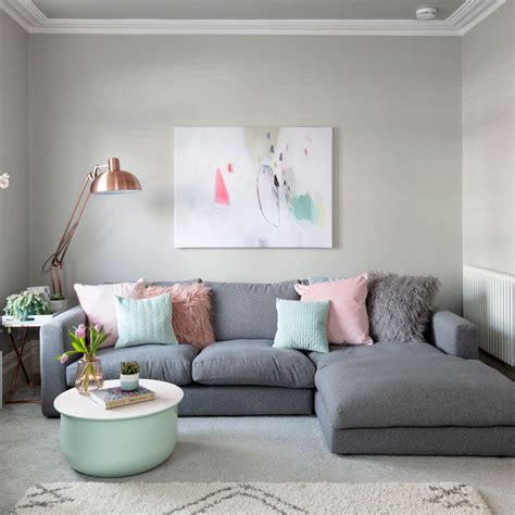 Living Room Design With Gray Walls Online Information