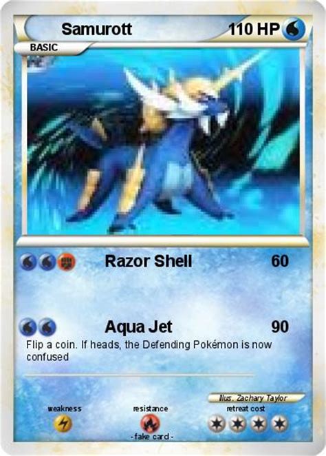 Pokémon Samurott 392 392 Razor Shell My Pokemon Card