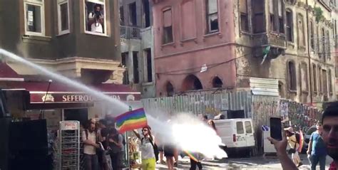 police attack istanbul pride with tear gas water cannons and rubber bullets video towleroad