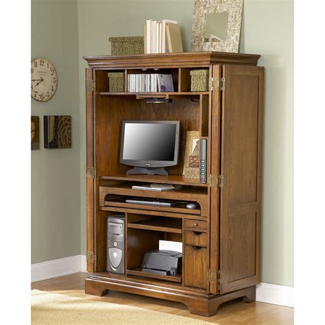 Computer Armoire With Pocket Doors - Ideas on Foter