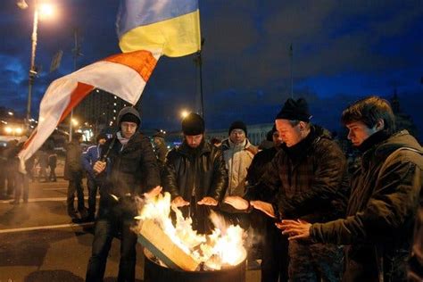 Amid Unrest Ukrainian President Defends Choice On Accords The New