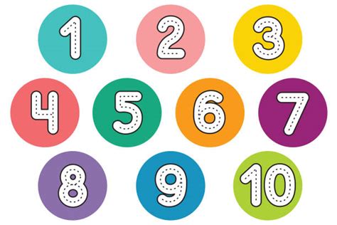 Cartoon Of A Numbers 1 10 Illustrations Royalty Free Vector Graphics