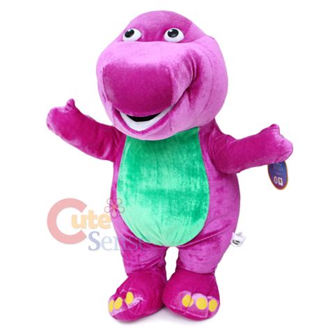Barney Dinosaur Plush Doll New By Nanco 20 Jumbo Ebay