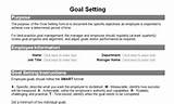 Employee Review Goal Examples Photos