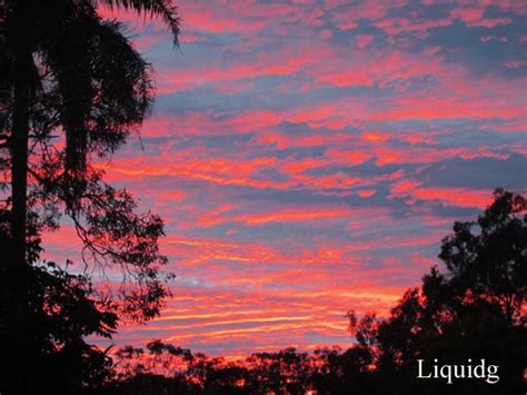 Sunsetssunrises And Sky Events From South East Queensland