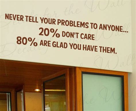 Never Tell Your Problems Anyone Inspirational Motivational Etsy