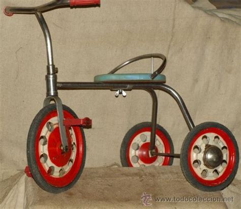 ¿sabías que antes de inventarse la bicicleta eléctrica, se crearon los primeros triciclos eléctricos adaptando un motor. triciclo infantil de juguete. metal y plástico. - Comprar Juegos antiguos variados en ...