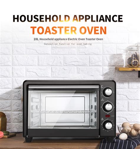kitchen appliance portable 18l 1300w mini electric convection oven electric toaster oven home
