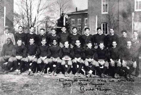 Ronald Reagan Sitting First Row Fourth From Right With His Eureka College Football Team In