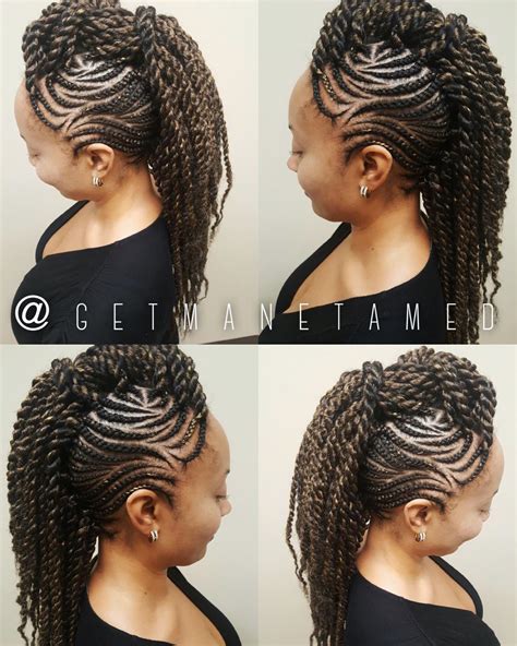 10 Mohawk Designs With Weave Fashionblog