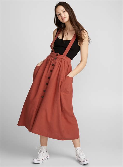 Suspender Midi Skirt Skirt Outfits Modest Fashion Outfits Skirt Fashion