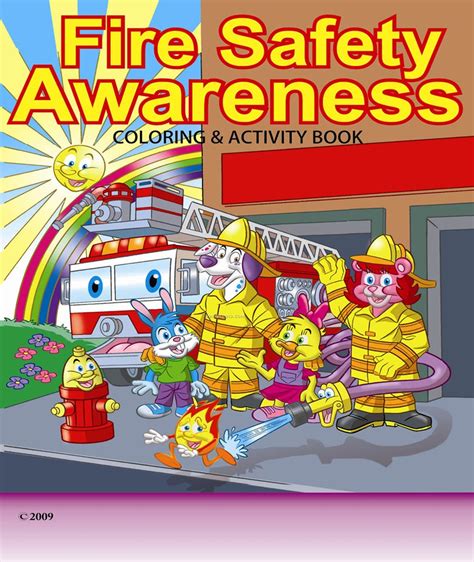 Fire Safety Awareness Childrens Coloring And Activity Bookchina