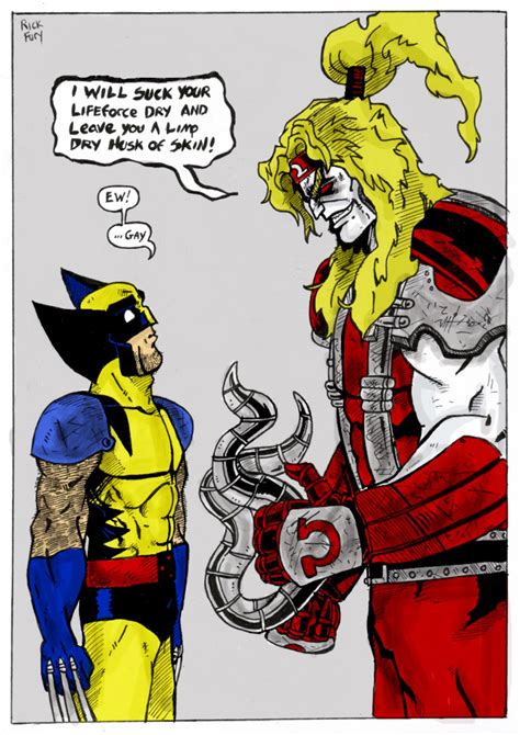 Wolverine Versus Omega Red By Themonkeyyouwant