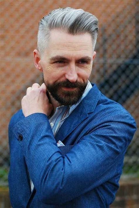 36 Amazing Hairstyle With Beard For Men Over 40 Years Older Mens