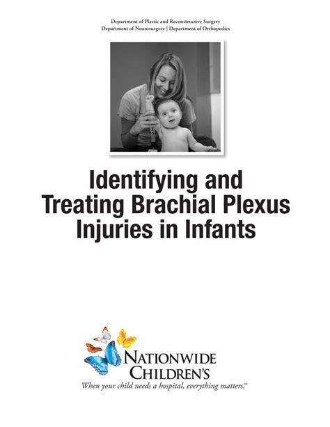Pdf Identifying And Treating Brachial Plexus Injuries In Infants