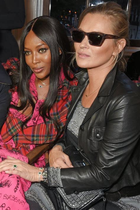 Fashion Royalty Kate Moss And Naomi Campbell Reunite At London Fashion