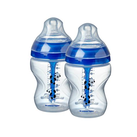Tommee Tippee Advanced Anti Colic Decorated Baby Bottles Boy 9oz