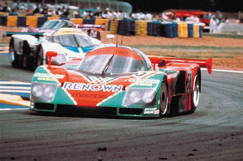 The 1991 Winning Mazda 787b Returns To Le Mans For Demonstration Runs