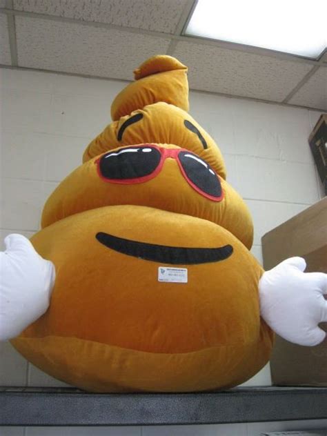 Huge Cool Poop Emoji Plush North American Auction Llc