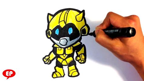 How To Draw Transformers Cute Bumblebee Easy Pictures To Draw