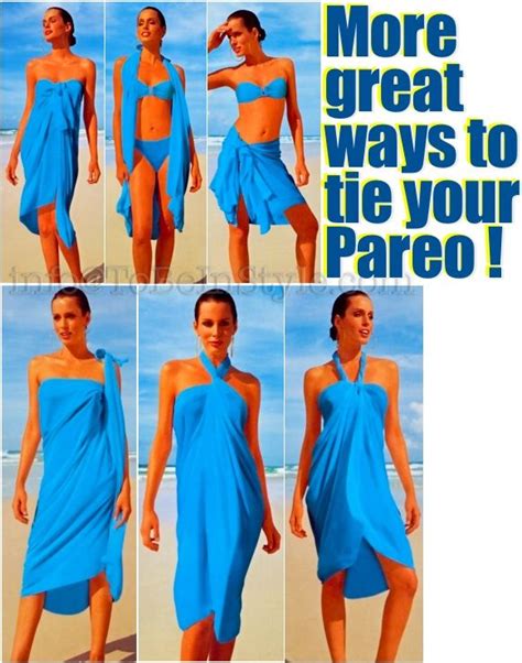 Different Ways To Tie A Sarong Kanga Of Which I Have Many How To Tie A Sarong Sarong Dress