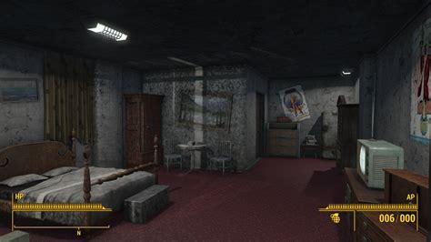Novac Motel Room Recreated In Fallout 4s Settlement Builder Fallout