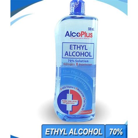 Alcoplus Blue Ethyl Alcohol 70 500ml Shopee Philippines