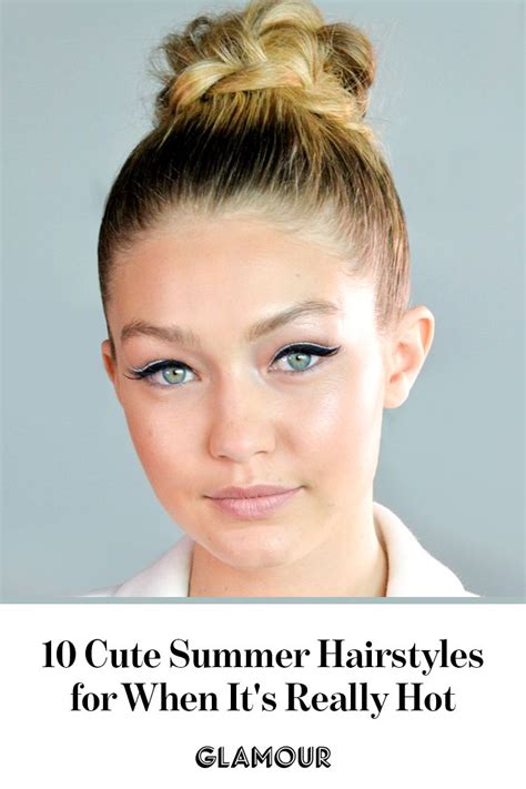 10 Cute Summer Hairstyles For When Its So Hot You Cant Even Deal Easy Hairstyles For Medium