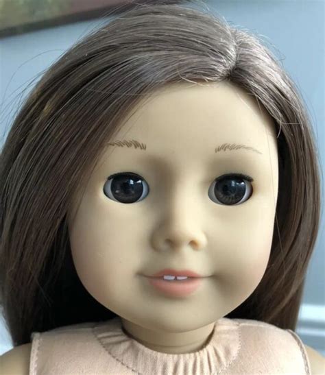 American Girl Doll Brown Hair W Brown Eyes 18” Excellent Condition Ebay