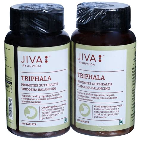 Buy Jiva Ayurveda Triphala 500 Mg 2 X 120 Tablets In Wholesale Price Online B2b Retailershakti