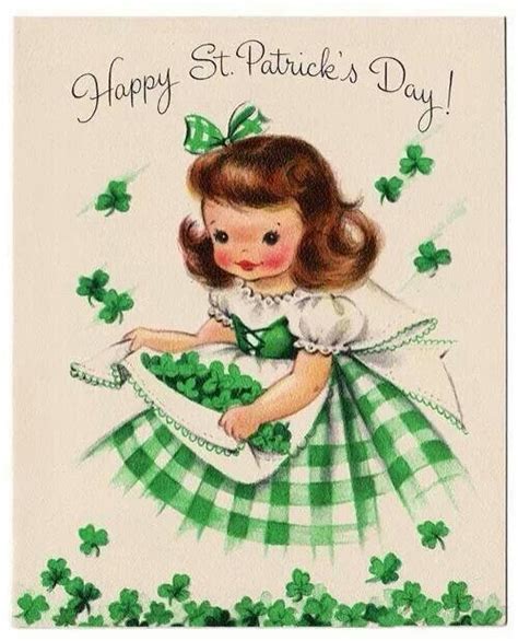 Vintage Card St Patricks Day Cards Happy St Patricks Day Vintage