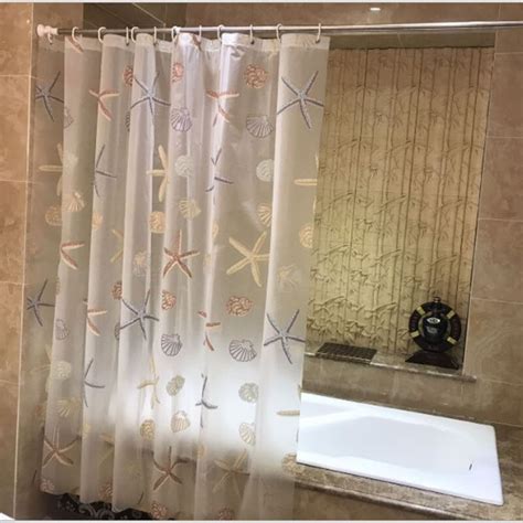Peva Eco Friendly Waterproof Bath Curtain Shower Curtains For Bathroom