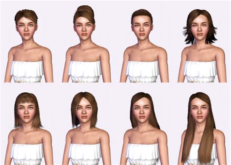 Oneeuromutt Sims 3 Base Game Hair Retexture Eris Sims 3 Cc Finds