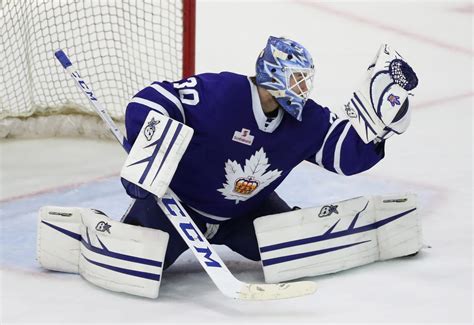 Freddie Goes Down Toronto Maple Leafs Re Call Ahl Goalie