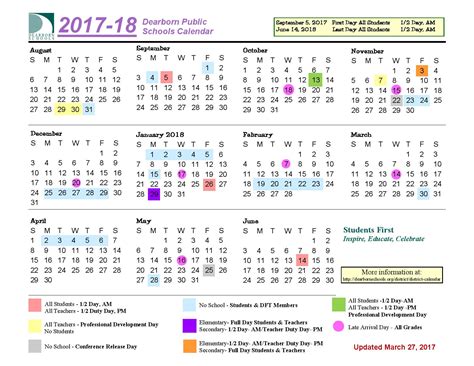 2017 2018 Calendar Salina Intermediate School
